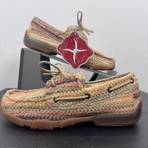 Twisted X Driving  Moc Loafers Flats Comfort Boat Casual Shoes NWT  See Desc.